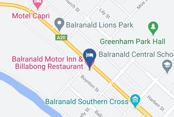 Balranald - Balranald Motor Inn & Billabong Restaurant Maps