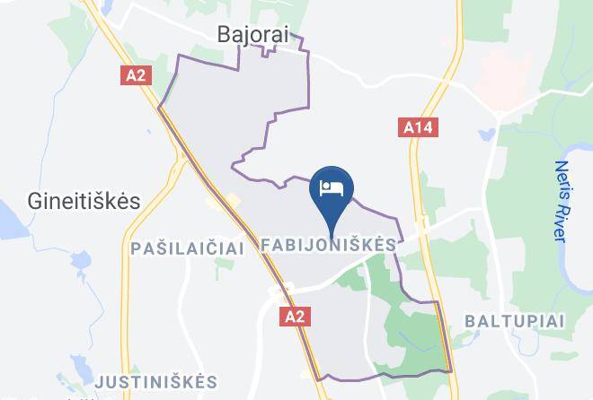 Vilnius - Viesbutis Restoranas Baltazaras Maps