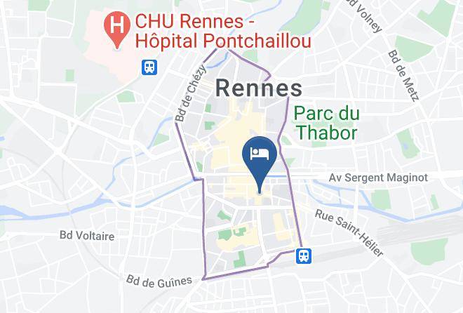 Ille Et Vilaine - Balthazar Hotel & Spa Rennes MGallery Maps