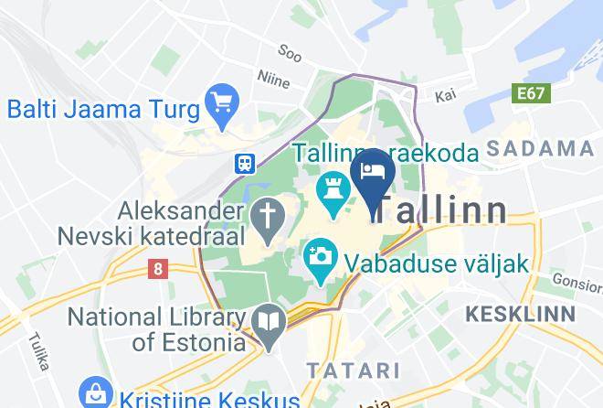 Tallinn - Baltic Hotel Vana Wiru Maps