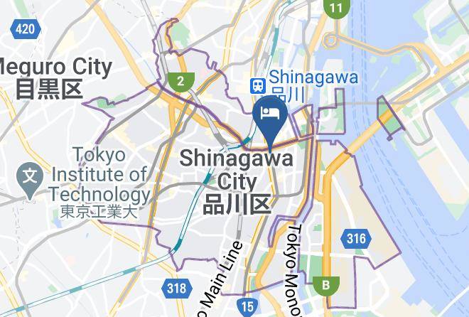 Shinagawa Ward - Bamba Hotel Maps