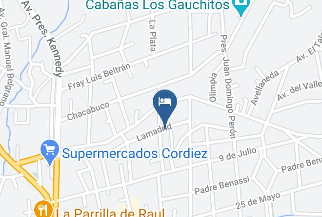 Punilla Department - Bambi Hotel Maps
