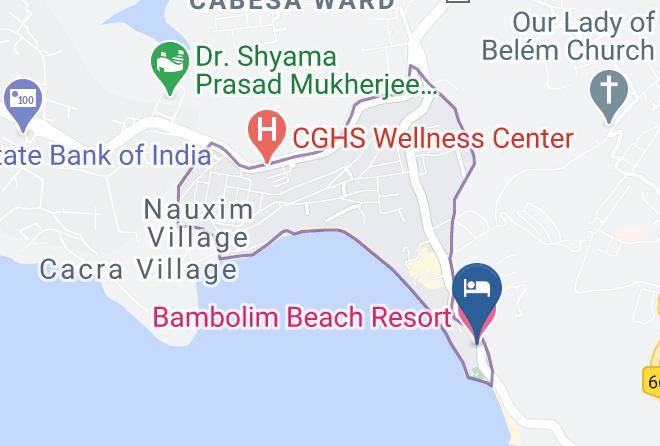 Tiswadi - Bambolim Beach Resort Maps