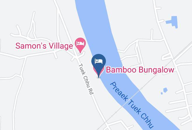 Kampot Town - Bamboo Bungalow Maps