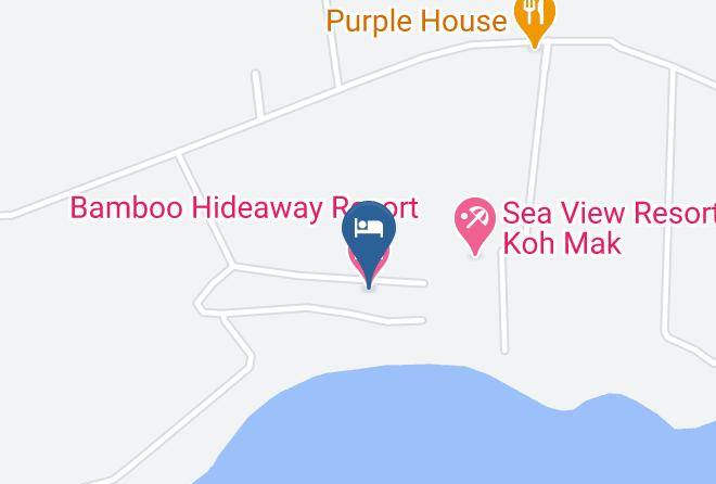 Amphoe Ko Kut - Bamboo Hideaway Resort Maps