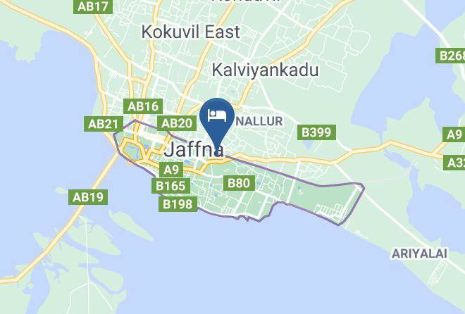 Jaffna - Bamboo Palace Holiday Bungalow Maps