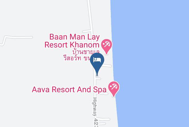 Amphoe Khanom - Bamboo Resort Maps