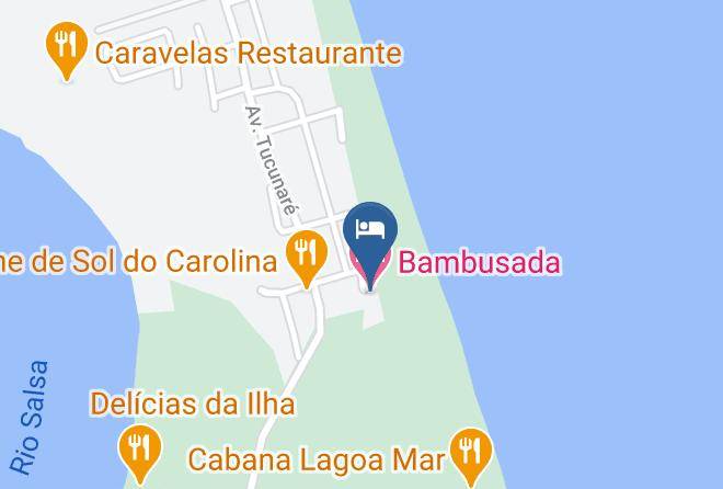 Canavieiras - Bambusada Hotel Maps