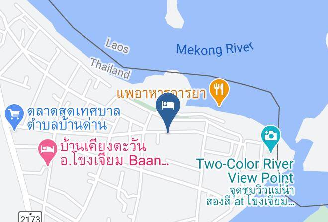 Amphoe Khong Chiam - Ban Khiang Nam Hotel Maps