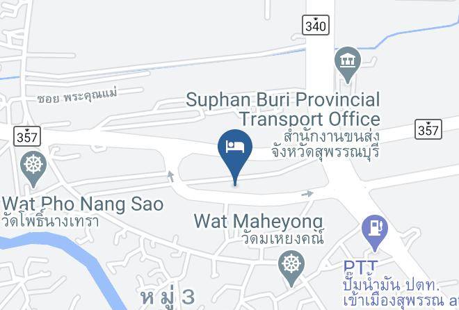 Amphoe Mueang Suphan Buri - Ban Klai Ruen Keang Resort Maps
