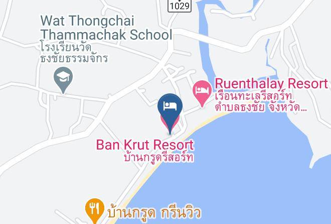Amphoe Bang Saphan - Ban Krut Resort Maps