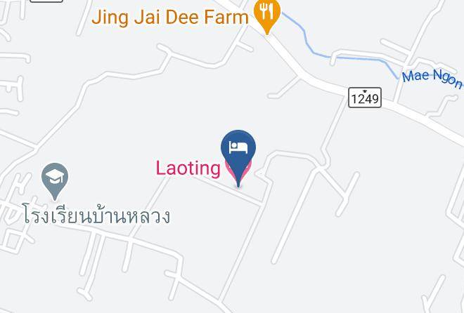 Amphoe Fang - Ban Luang Resort Maps