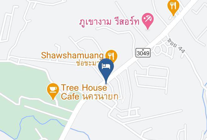 Amphoe Mueang Nakhon Nayok - Ban Mai Thai Resort Maps