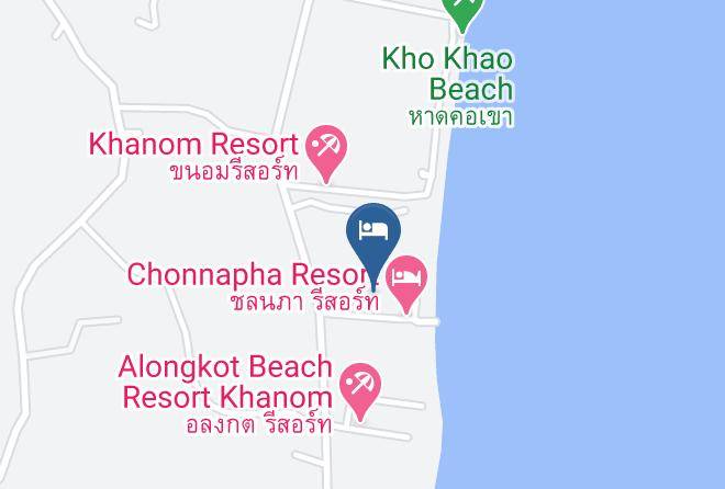 Amphoe Khanom - Ban Na Khao Maps