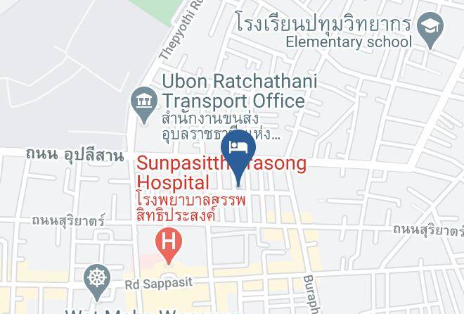 Amphoe Mueang Ubon Ratchathani - Ban Phon Mongkol Maps