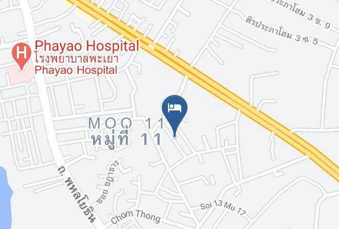 Amphoe Mueang Phayao - Ban Phunsap Phayao 168 Maps