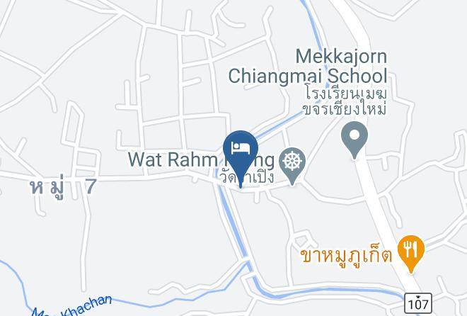 Amphoe Mae Taeng - Ban Por Piang Maps