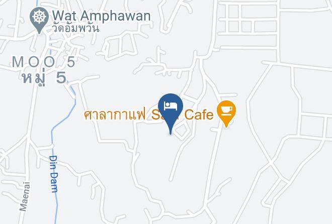 Amphoe Mae Rim - Ban Rai Tin Thai Ngarm Eco Lodge Maps