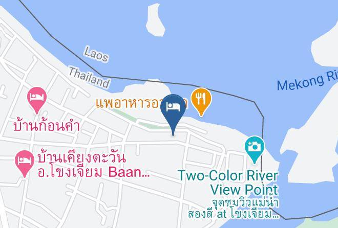 Amphoe Khong Chiam - Ban Rim Khong Resort Maps
