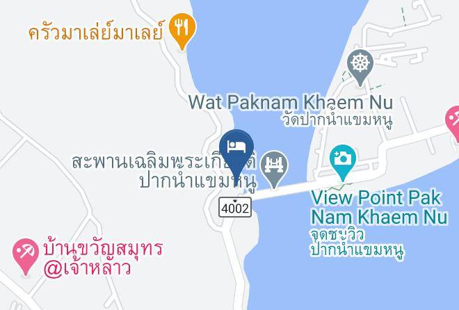 Amphoe Tha Mai - Ban Rueu Resort Maps