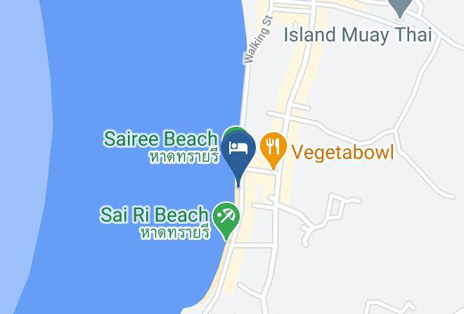 Ban's Diving Resort Map