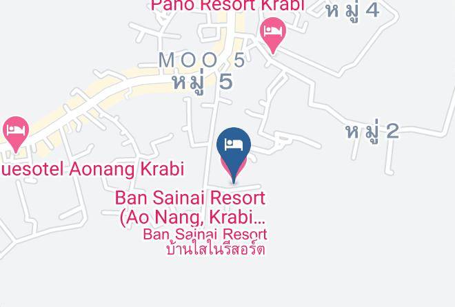 Mueang Krabi District - Ban Sainai Resort Aonang Krabi Thailand Maps