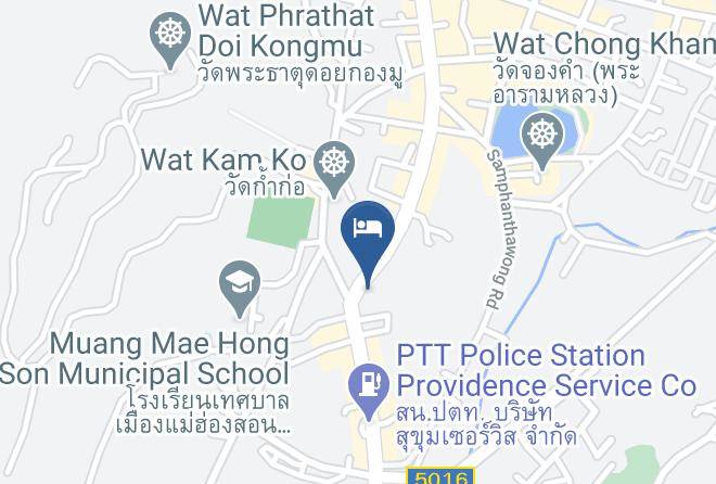 Amphoe Mueang Mae Hong Son - Ban Suan Klang Muang Resort Maps