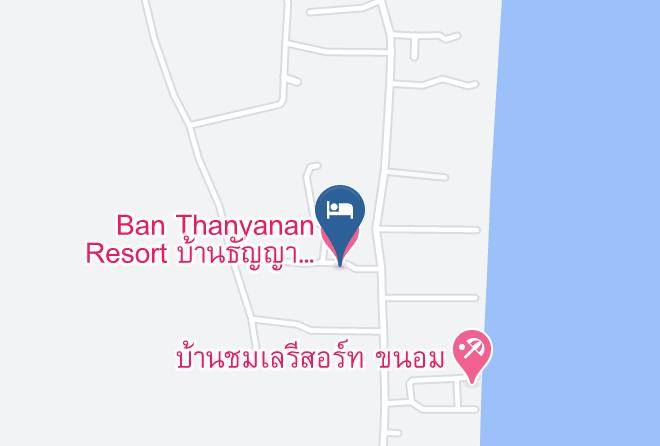 Amphoe Khanom - Ban Thanyanan Resort Maps