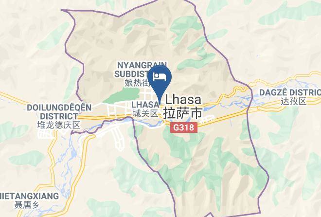 Lhasa - Banak Shol Hotel Maps