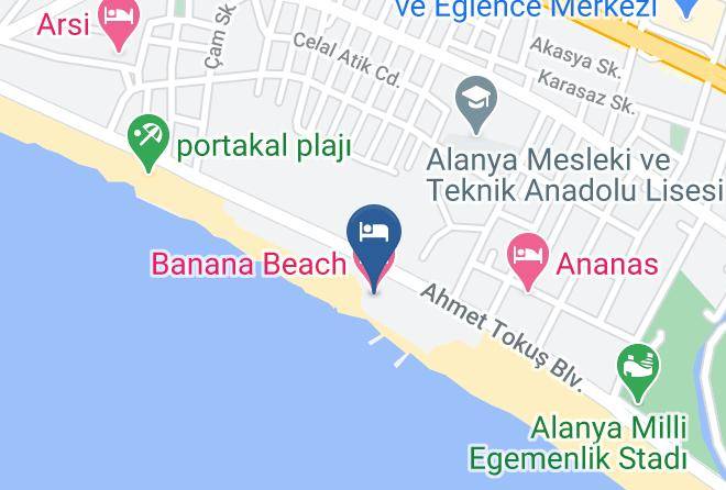 Alanya - Banana Beach Hotel Maps