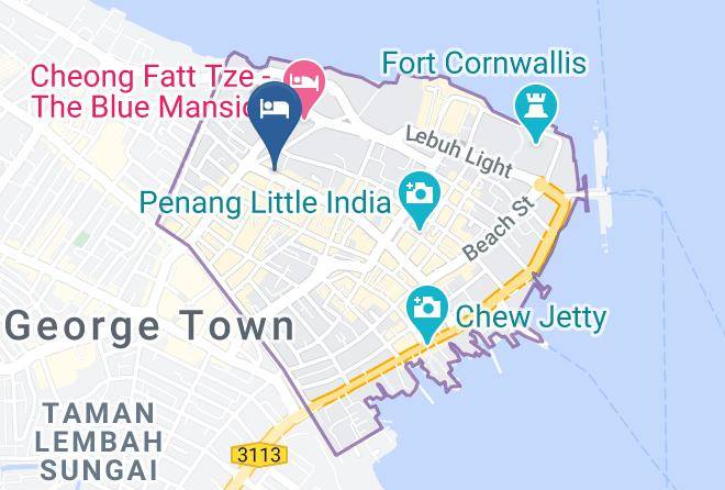 Banana Boutique Hotel Map