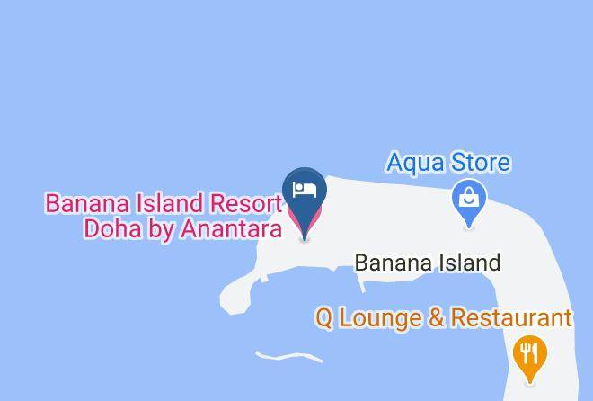 Doha - Banana Island Resort Doha By Anantara Maps