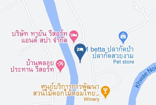 Amphoe Sai Yok - Banana Resort And Spa Maps