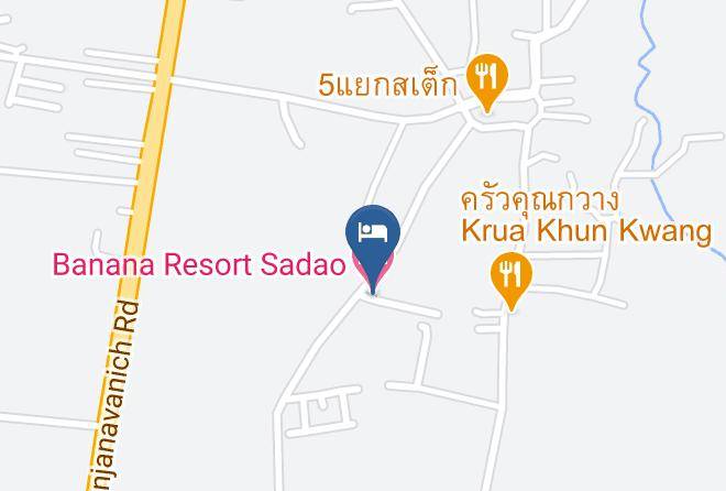 Amphoe Sadao - Banana Resort Sadao Maps