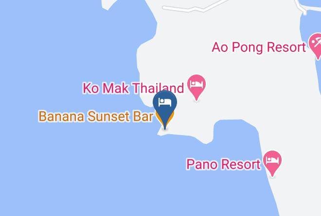 Amphoe Ko Kut - Banana Sunset Bar Maps