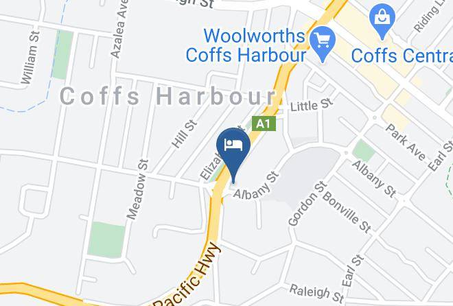 Coffs Harbour - Bananatown Motel Maps