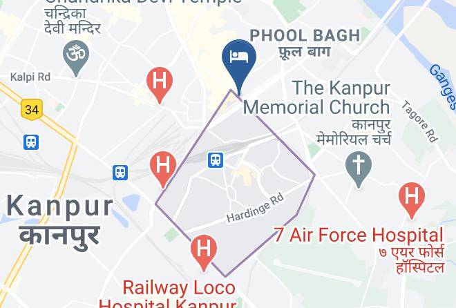 Kanpur - Banaras Hotel Maps