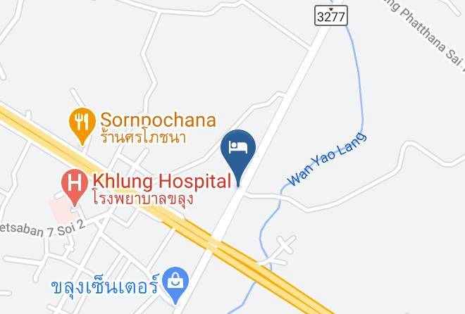 Amphoe Khlung - Banauyporn Resort Maps