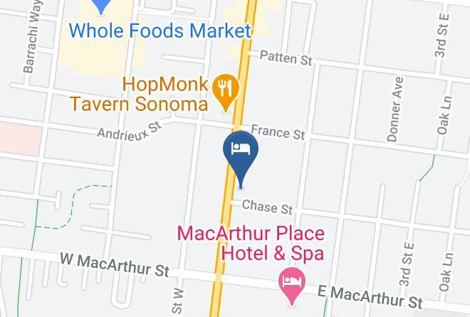Sonoma - Bancroft Inn Of Sonoma Maps