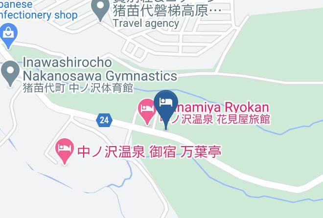 Inawashiro Townyama District - Bandai Highland Hotel Maps