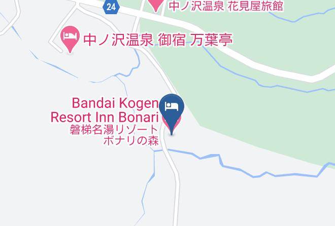 Inawashiro Townyama District - Bandai Kogen Resort Inn Bonari Maps