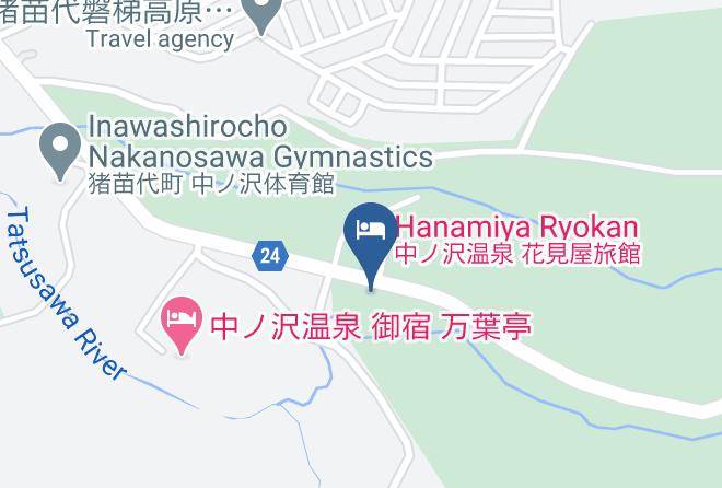 Inawashiro Townyama District - Bandai Nishimuraya Maps