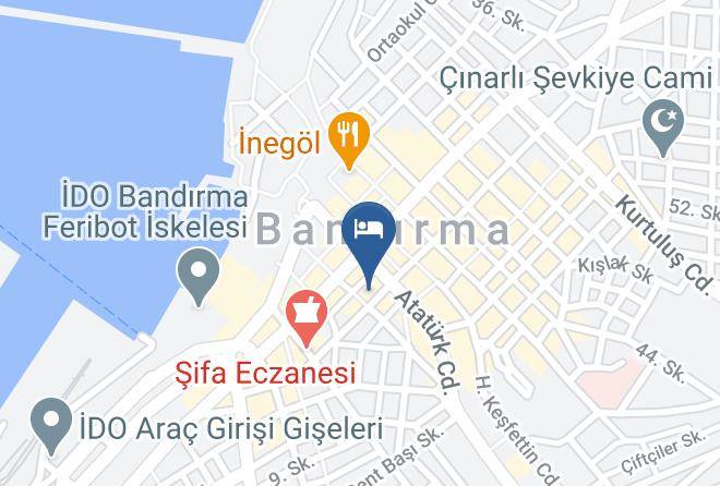 Bandirma - Bandirma Goznur Otel Maps