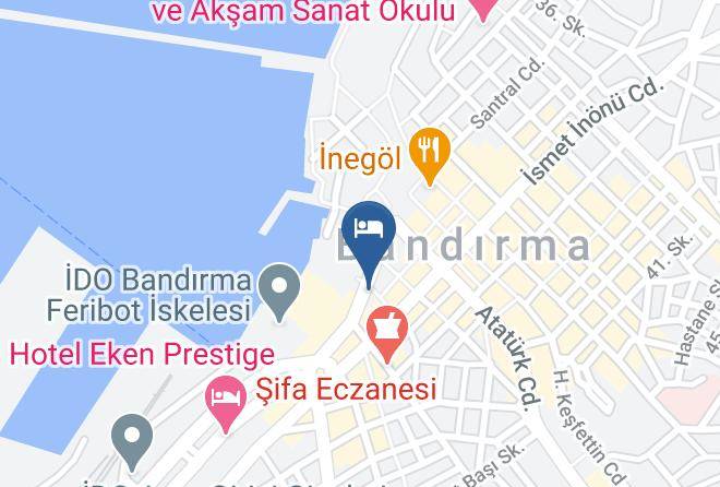 Bandirma - Bandirma Palas Hotel Maps