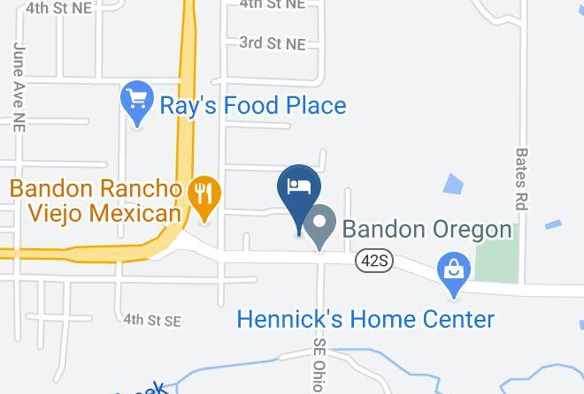 Coos - Bandon Wayside Motel + Rv Maps