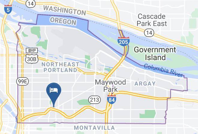 Multnomah - Banfield Value Inn Maps