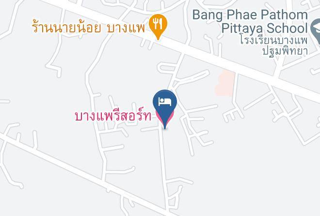 Amphoe Bang Phae - Bang Phae Resort Maps