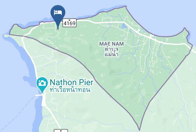 Amphoe Ko Samui - Bang Po Hut Maps