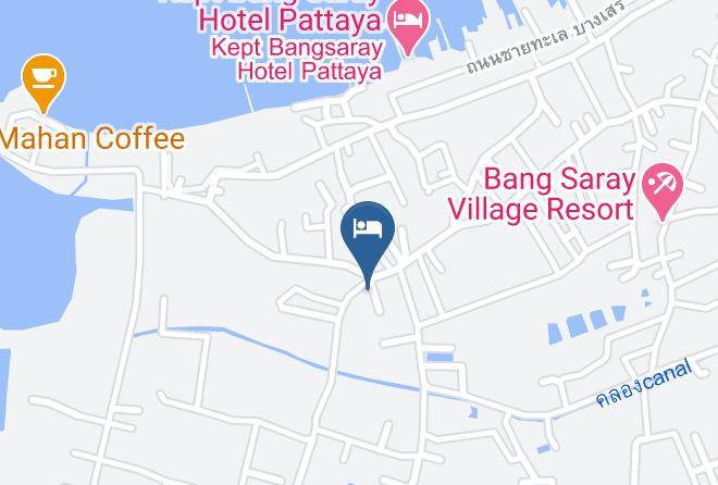 Amphoe Sattahip - Bang Saray Beachside Resort Complex Maps