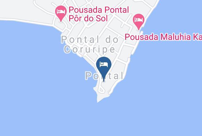 Bangalo Praia Farol Map